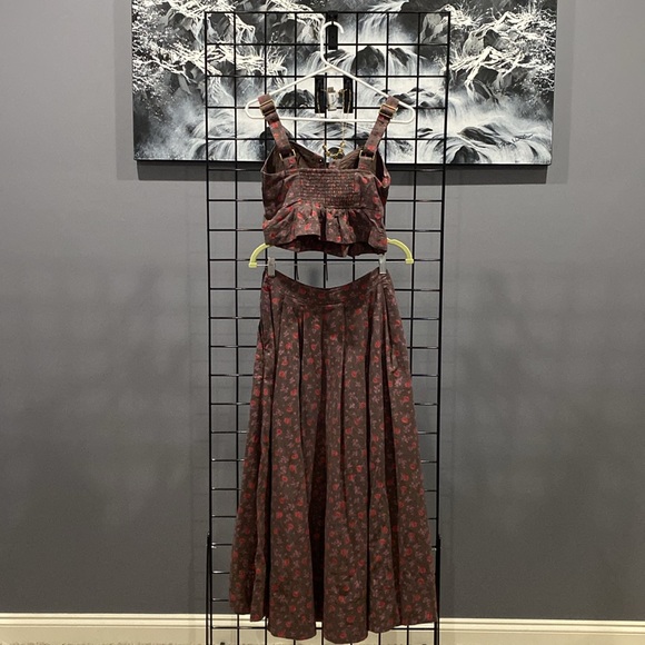 Free people Fiona Set. Free new necklace and UO EUC cardigan w/purchase - Picture 10 of 16